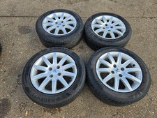 2008 PEUGEOT 308 9680713680 ET32 7Jx16'' ALLOY WHEELS & TYRES SET 205/55/R16