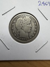 1909 D Barber Quarter - As Shown! (#2869)