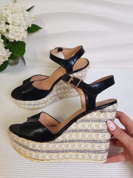 Women Day vine Heels Black Synthetic Leather 39