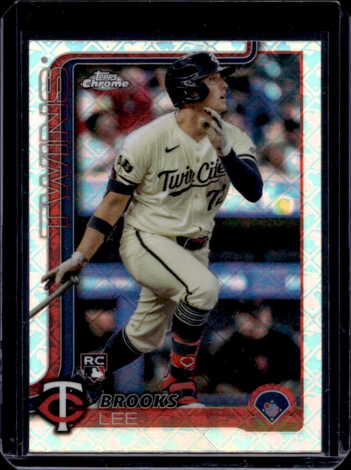 2025 Topps Chrome LogoFractor Brooks Lee RC Rookie #234 Twins