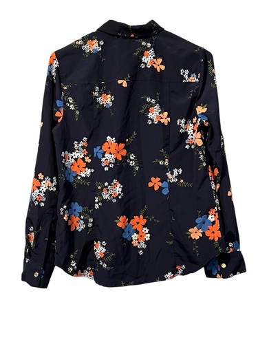 Veste femme MICHAEL KORS imprimé floral fermeture éclair intégrale taille M polyester créateur - Photo 2/16