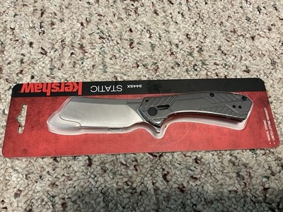 Kershaw Static Knife 8Cr13Mov Steel Mod 3445 Ball Bearing Manual Open Flipper