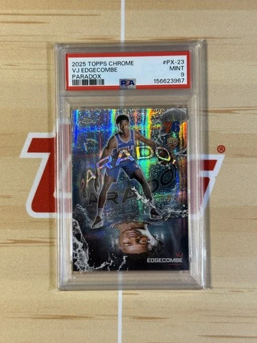 2025 Topps Chrome VJ Edgecombe Base (PSA 9)
