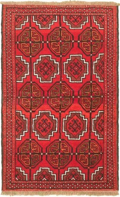 Traditional Vintage Hand-Knotted Area Rug 3'3'' x 5'6'' Oriental Wool Carpet