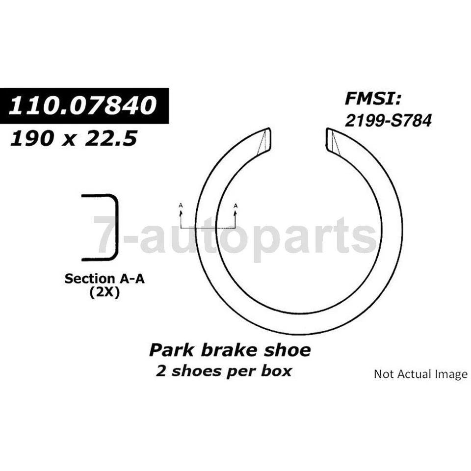 Kit de herrajes de freno de estacionamiento trasero para Chevrolet S10 1998-2004 Foto 3 de 4