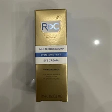 1 PIECE - ROC MULTI CORREXION EVEN TONE + LIFT EYE CREAM 0.5FL OZ NIB