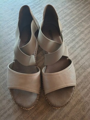 Damen Sandalen Gr. 6 1/2,  Weite H, Marke Jenny in silber