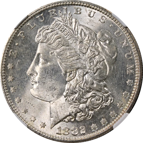 1882-S Morgan Silver Dollar NGC MS65 - Toning