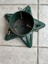 john wright  Cast Iron Snowflake Christmas Tree Stand