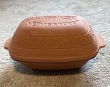 Romertopf Terra Cotta Clay Baker Vtg 1985 Model 110 Bread Oven Unglazed