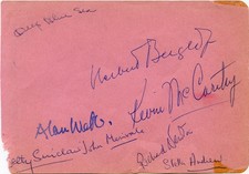KEVIN McCARTHY - AUTOGRAPH WITH CO-SIGNERS