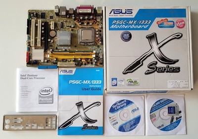 ASUS  P5GC-MX/1333 LGA775 Dual Core 2Ghz/1m/800/06 CPU 1GB RAM ATX Motherboard