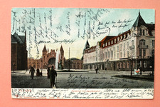 Hamburg A) AK Hamburg Altona 1905 Kaiserhof Hotel Hauptbahnhof Bahnhof Brunnen