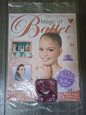 Magic Of Ballet Magazine No 54 With  Silverplated Feather  Charm Collectable New