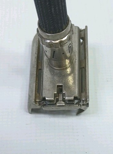 Black Gillette Adjustable 1-9 Double Edge Safety Razor Vintage Shaving O 3 - Bild 6 von 7