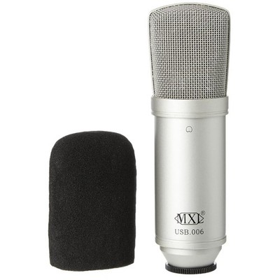 Marshall MXL USB 006 USB Cardioid Condenser Microphone, Grayish, 47mm x 177mm / 