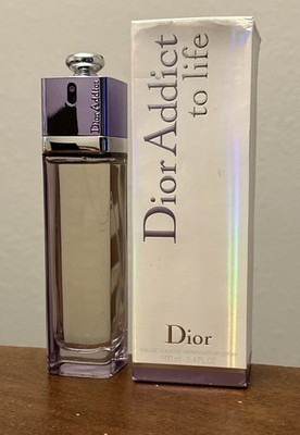 DIOR ADDICT TO LIFE EAU DE TOILETTE NATURAL SPRAY 100 ML 3.4 FL.OZ. RARE NEW