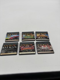 Atari Lynx Original Model Handheld Console Working with Travel Case & 8 Games