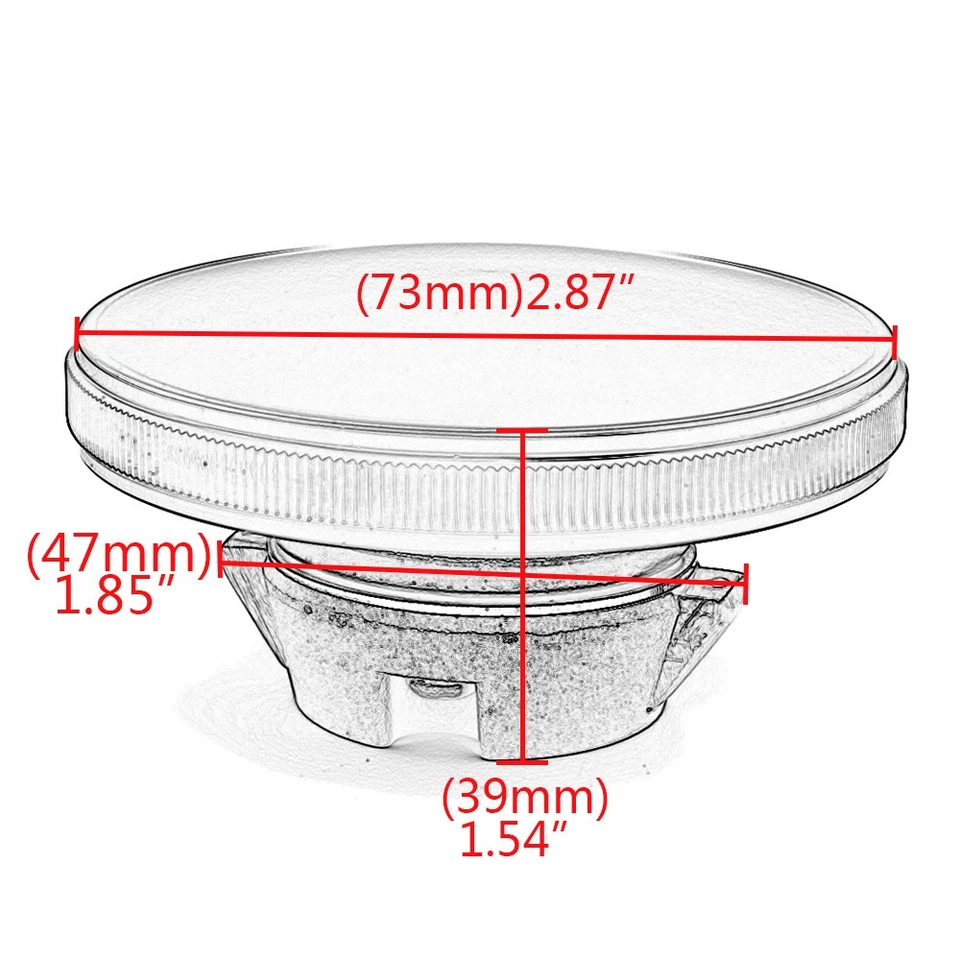 Black Gas Cap Gas Tank Cap Fit for Harley Street 750 XG750 500 XG500 2015-2020 Foto 3 de 4