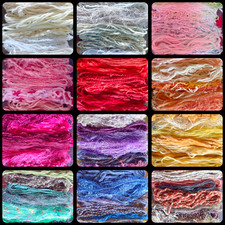 Image of Yarn packs - 10 x 1m or 10 x 3m lengths - wool bundle, job lot , Textured Yarn