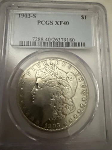 1903-S Morgan Silver Dollar $1 PCGS XF40 Extra Fine Key Date