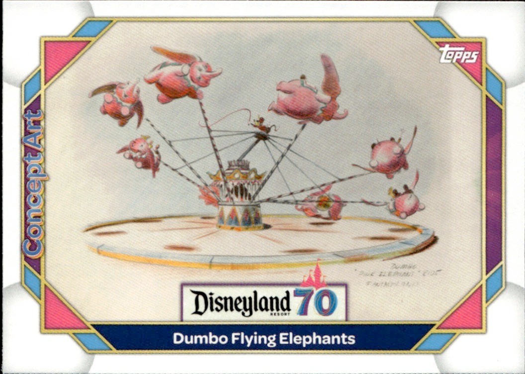 2025 Topps Disney 70th Anniversary #143 Dumbo Flying Elephants