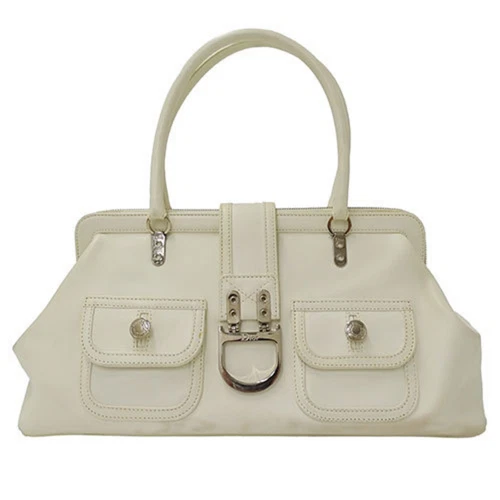 Sac Christian Dior Dior, sac à main femme, cuir, blanc GZl14jvd