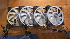 4 CORSAIR QL140 RGB Fans - 140mm RGB Gaming Fans