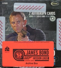 James Bond Mission Logs Empty Archive Box (No Cards)