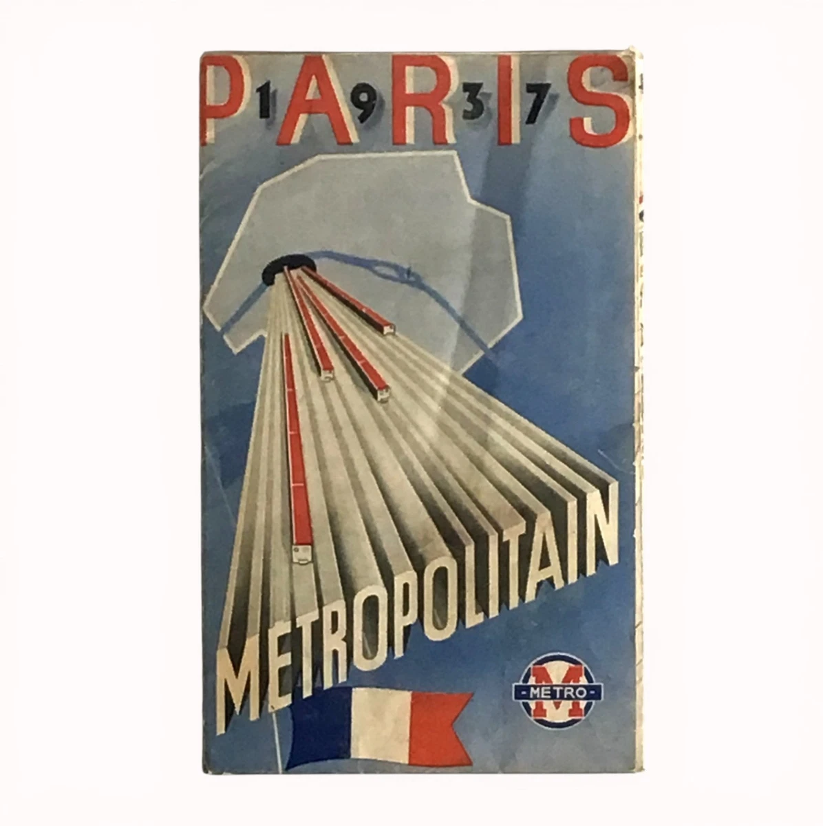 Paris France 1930-1939 Date Range Antique Europe Maps & Atlases