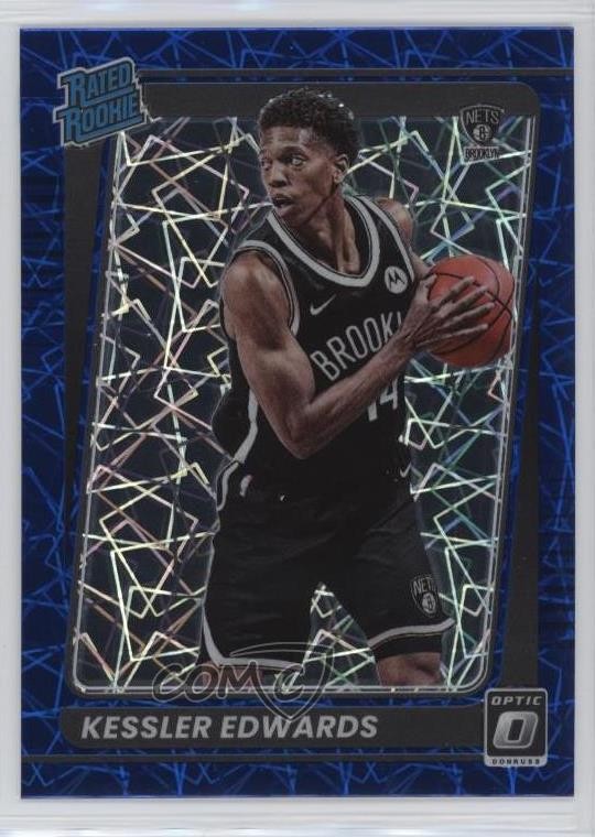 2021 Donruss Optic Rated Blue Velocity Prizm Kessler Edwards #154 Rookie RC x9t