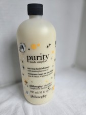 Philosophy Purity Made Simple One-Step Facial Cleanser - 32oz Sealed SH 3
