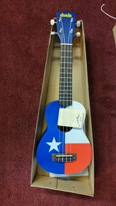 Kala Marque Ukadelic Texas Flag Ukulele KA-STEX