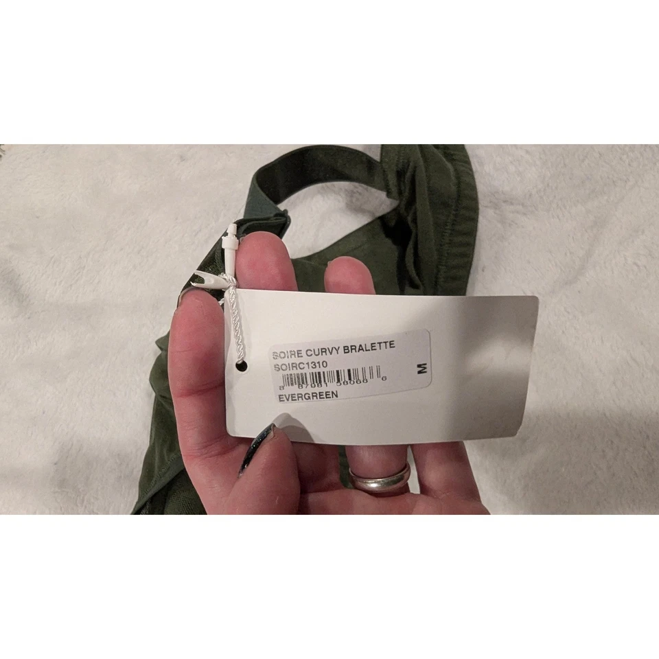 Sujetador Cosabella Soire Curvy Bralette Evergreen Verde Oliva Suave Inalámbrico M Foto 4 de 4