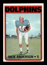 1972 Topps #98 Dick Anderson   EXMT/EXMT+ X3696152