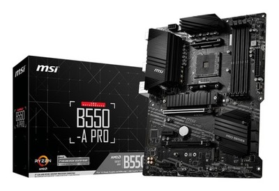 MSI B550-A PRO ATX  AMD B550 AM4 4xDDR4 GLAN HDMI1.4 ATX Mainboard