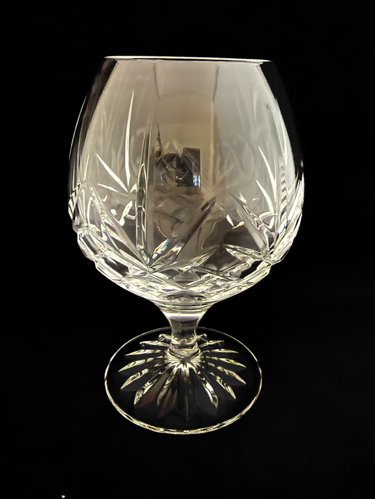 Set of 4 Royal Gallery Crystal  Brandy / Cognac Snifter Glasses - Pre-Owned