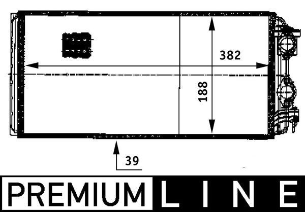 Mahle AH122000P WäRmetauscher, Innenraumheizung-image