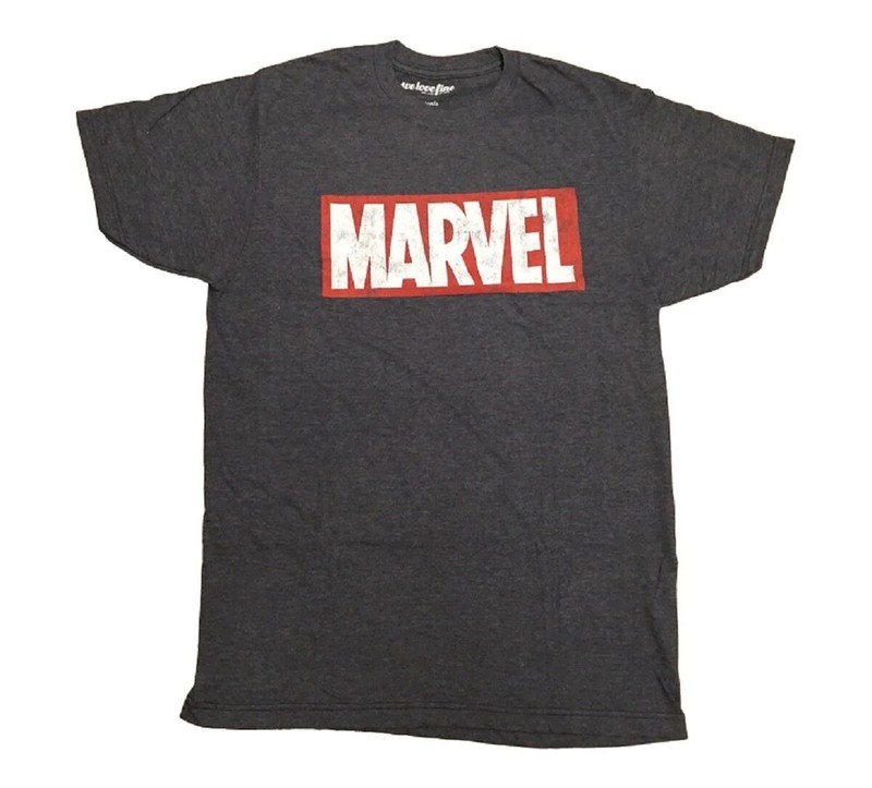 Marvel Logo Marvel Comics Adult T-Shirt Officially Licensed Size S