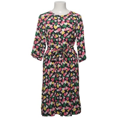 Holly & Whyte by Lindex, Kleid, Größe: 40, Schwarz/Mehrfarbig, Viskose #c6N