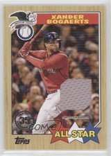 2022 Series 2 1987 Topps Baseball All-Star Relics Xander Bogaerts #87ASR-XB qf8