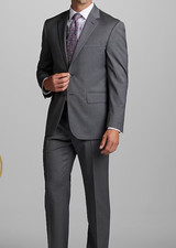 2025 JOS A BANK SIGNATURE GOLD Gray Full Suit 42R Wool