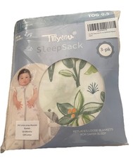 3 TILLYOU Cotton Sleepsacks Wearable Blankets Size S 0-6 Months NEW Elephant