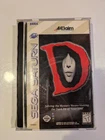 D (Sega Saturn, 1996) Complete In Box CIB With Registration Card
