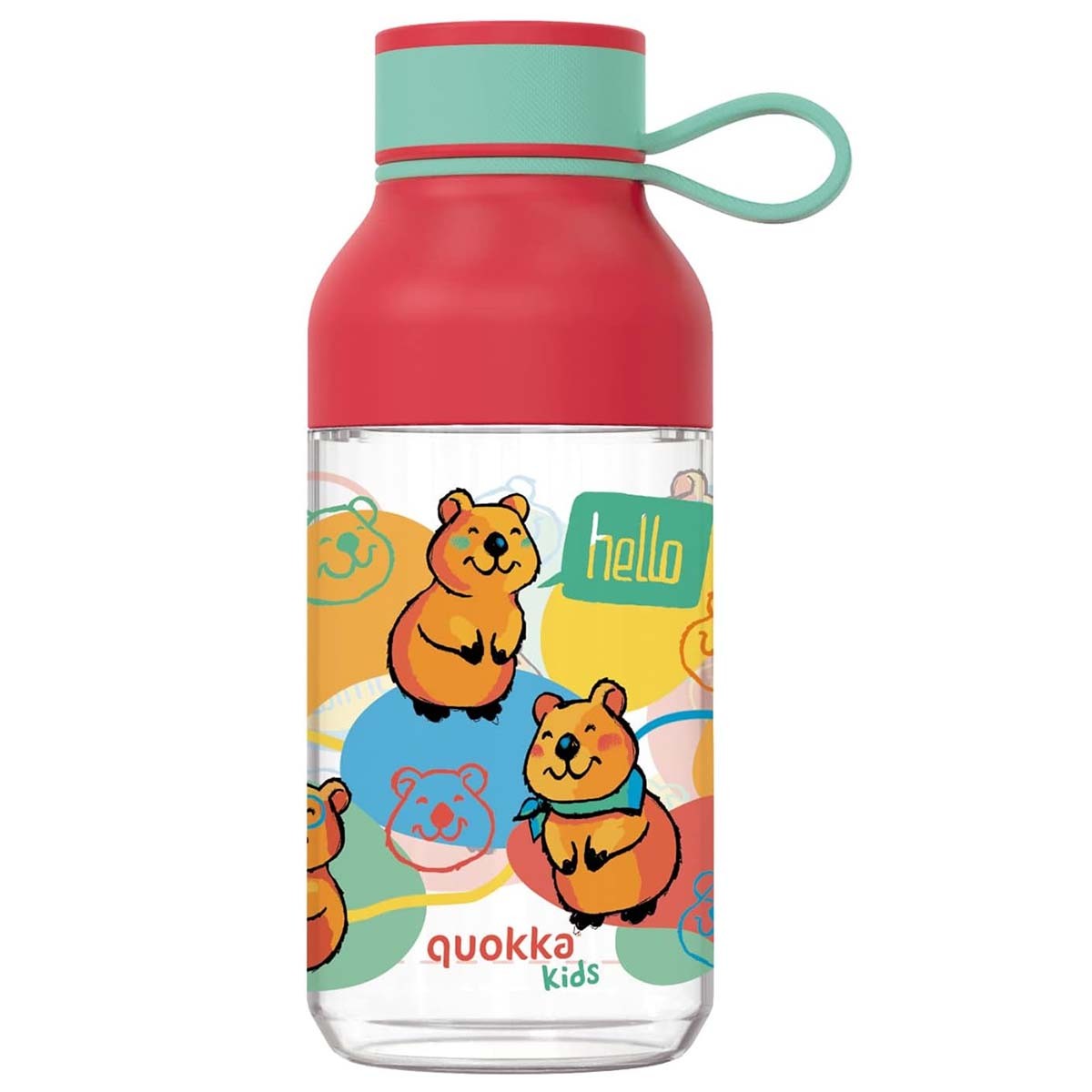 Gourde pour enfants 430ml Ice Kids Happy avec sangle réglable