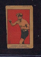 1925 W529-2 Boxing Strip Card #10 Johnny Kilbane, Feather Weight Champion, VG!