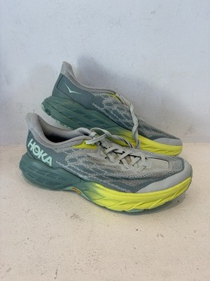 Hoka One One Speedgoat 5 Damen UK 8 EU 42 Schuhe Trail Grün Running Sneaker