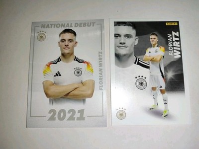 Panini DFB Team Set 2024 Florian Wirtz DEB22 + BA22 Base Karten