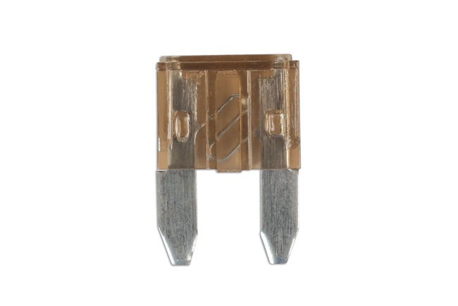 CONNECT 30427 Mini Blade Fuses 7.5A Brown 25Pcs Standard Tin Plated Zinc Alloy
