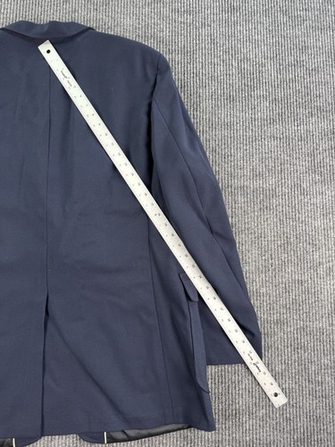 Vintage Princeton University Store Blazer 46 L blau Wolle goldene Knöpfe Hopsack - Bild 6 von 15